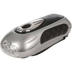 EDC Carry Silverline LED Wind-Up Torch